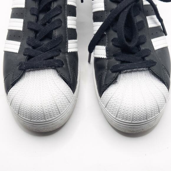 Adidas Superstar Sneakers Black White Animal Print Size 8 Streetwear Retro - Picture 4 of 8